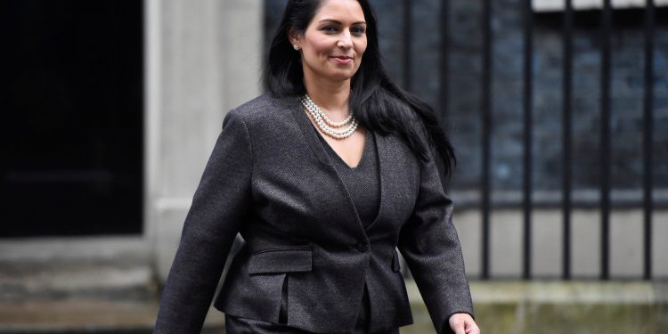 Priti Patel said the move would be a 'significant moment in history' (Image: TELEGRAPH)